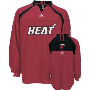   Heat adidas Authentic Long Sleeve Shooting Shirt: Sports & Outdoors
