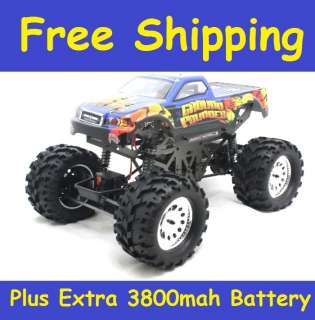 RC Truck Redcat Ground Pounder 1/10 scale electric + extra 3800mAh 