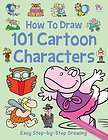 How to Draw 101   Cartoon Characters Book  Nat Lambert NEW PB 