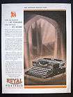 1929 ROYAL Portable Typewriter magazine Ad Typing Writi