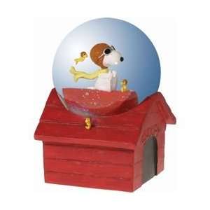  Beautiful Snoopy Flying Ace Waterglobe: Everything Else