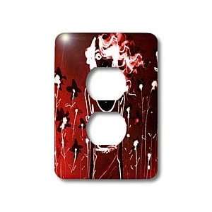   Red Hair   Light Switch Covers   2 plug outlet cover