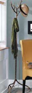 RUSTIC Twig & Branch COAT RACK Antique Bronze 70 NEW  