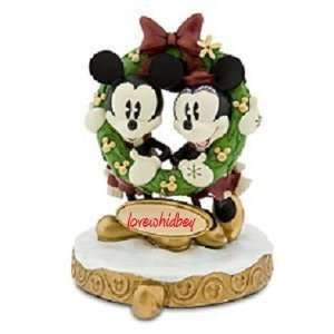   Mouse & Minnie Christmas Stocking Holder Hanger 