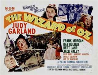 The Wizard of Oz 27 x 40 Movie Poster, Judy Garland , K  