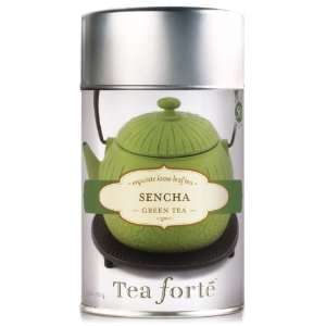 Tea Forte Loose Leaf Tea Canister Sencha  Grocery 