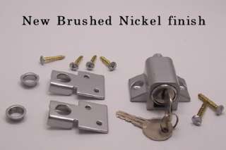 This listing is for Brushed Nickel ( WHITE is available on request)