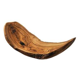 OLIVE WOOD CONTEMPORARY FRUIT BOWL 17.8 21 (OL238)  