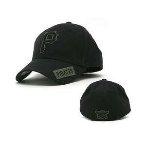  Pittsburgh Pirates Name Tag Youth Stretch Fit Cap   Black 