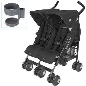  Maclaren WDN13012 Twin Techno with Cup holder   Black 