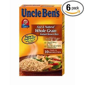Uncle Bens Ready Rice Whole Grain Brown, 8.8 Ounce Packages (Pack of 