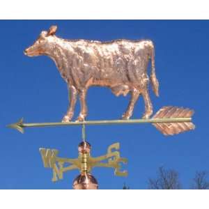  COPPER COW WEATHERVANE W/DIRECTIONALS 
