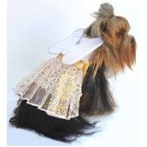 Fairy Dog Dress   Stunning Fairy Pet Dress with Removable Wings 