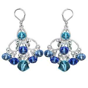  Earrings with Light & Dark Blue Stones West Coast Jewelry Jewelry